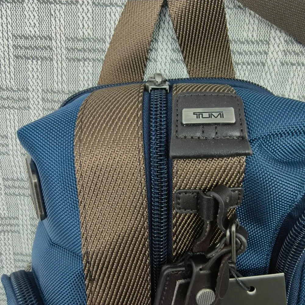 NWT Tumi Alpha Bravo Monterey Blue Anti-Theft Sling | Tactical Crossbody Bag